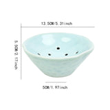 Maxbell Floral Holder Frog Container Flower Arrangement for Gift Counter Living Room Light Blue