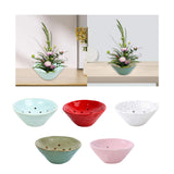 Maxbell Floral Holder Frog Container Flower Arrangement for Gift Counter Living Room Light Blue