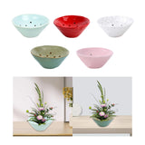 Maxbell Floral Holder Frog Container Flower Arrangement for Gift Counter Living Room Light Blue