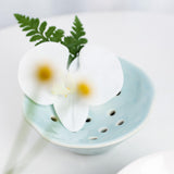 Maxbell Floral Holder Frog Container Flower Arrangement for Gift Counter Living Room Light Blue