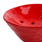 Maxbell Floral Holder Frog Container Flower Arrangement for Gift Counter Living Room Red