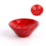 Maxbell Floral Holder Frog Container Flower Arrangement for Gift Counter Living Room Red