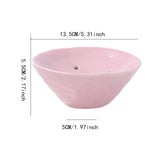 Maxbell Floral Holder Frog Container Flower Arrangement for Gift Counter Living Room Pink