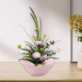 Maxbell Floral Holder Frog Container Flower Arrangement for Gift Counter Living Room Pink