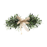 Maxbell Artificial Olive Wreath with Beans Living Room Office Farmhouse Olive Branch