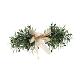Maxbell Artificial Olive Wreath with Beans Living Room Office Farmhouse Olive Branch
