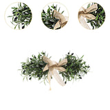 Maxbell Artificial Olive Wreath with Beans Living Room Office Farmhouse Olive Branch