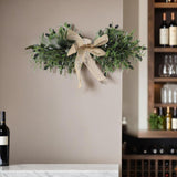 Maxbell Artificial Olive Wreath with Beans Living Room Office Farmhouse Olive Branch