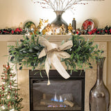 Maxbell Artificial Olive Wreath with Beans Living Room Office Farmhouse Olive Branch