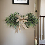 Maxbell Artificial Olive Wreath with Beans Living Room Office Farmhouse Olive Branch
