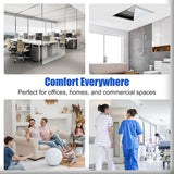Maxbell 2Pcs Corner Air Diverter for 2 x 2Ft Ceiling Air Diffusers Sturdy for Home