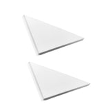 Maxbell 2Pcs Corner Air Diverter for 2 x 2Ft Ceiling Air Diffusers Sturdy for Home