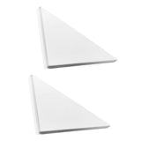 Maxbell 2Pcs Corner Air Diverter for 2 x 2Ft Ceiling Air Diffusers Sturdy for Home