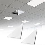 Maxbell 2Pcs Corner Air Diverter for 2 x 2Ft Ceiling Air Diffusers Sturdy for Home