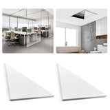 Maxbell 2Pcs Corner Air Diverter for 2 x 2Ft Ceiling Air Diffusers Sturdy for Home