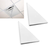 Maxbell 2Pcs Corner Air Diverter for 2 x 2Ft Ceiling Air Diffusers Sturdy for Home