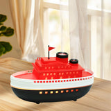 Maxbell Boat Model Essential Oil Diffuser Flame Air Humidifier for Hotel and Living Room