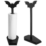 Maxbell Bat Paper Towel Holder Halloween Gift Storage Rack for Festival Kitchen Small Bat