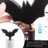 Maxbell Bat Paper Towel Holder Halloween Gift Storage Rack for Festival Kitchen Small Bat
