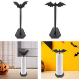 Maxbell Bat Paper Towel Holder Halloween Gift Storage Rack for Festival Kitchen Small Bat