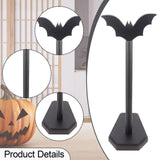 Maxbell Bat Paper Towel Holder Halloween Gift Storage Rack for Festival Kitchen Small Bat