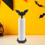 Maxbell Bat Paper Towel Holder Halloween Gift Storage Rack for Festival Kitchen Small Bat