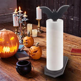 Maxbell Bat Paper Towel Holder Halloween Gift Storage Rack for Festival Kitchen Small Bat