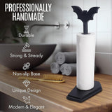 Maxbell Bat Paper Towel Holder Halloween Gift Storage Rack for Festival Kitchen Small Bat