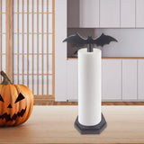 Maxbell Bat Paper Towel Holder Halloween Gift Storage Rack for Festival Kitchen Big Bat