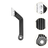 Maxbell Grout Removal Tool for Balcony Home Cleaning Ceramic Tile Joints and Corners Black
