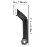 Maxbell Grout Removal Tool for Balcony Home Cleaning Ceramic Tile Joints and Corners Black