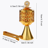 Maxbell Arabian Incense Burner Home Fragrance Incense Stand for Desktop Bedroom Yoga