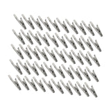 Maxbell 50Pcs Alligator Clips Kit Spring Clamps for Electronics Projects Craft Hobby