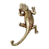 Maxbell Gecko Wall Decor Resin Art Office Dining Room Fence Lizard Hanging Sculpture