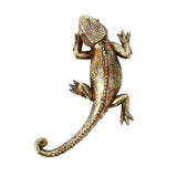Maxbell Gecko Wall Decor Resin Art Office Dining Room Fence Lizard Hanging Sculpture