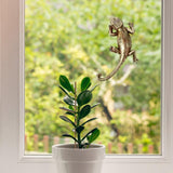 Maxbell Gecko Wall Decor Resin Art Office Dining Room Fence Lizard Hanging Sculpture