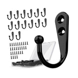 Maxbell 15x Wall Hanging Hangers Hooks with Screw Coat Hooks for Farmhouse Door Wall