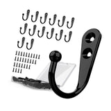 Maxbell 15x Wall Hanging Hangers Hooks with Screw Coat Hooks for Farmhouse Door Wall
