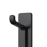 Maxbell 4 Pieces Wall Hooks Home Improvement Sturdy Door Hanger for Hat Bag Bathroom Black