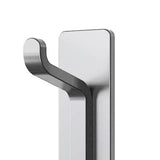Maxbell 4 Pieces Wall Hooks Home Improvement Sturdy Door Hanger for Hat Bag Bathroom Argent
