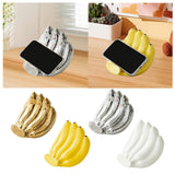Maxbell Phone Stand Bananas Sculpture Cute Phone Holder for Living Room Wedding Home Yellow