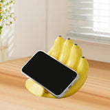 Maxbell Phone Stand Bananas Sculpture Cute Phone Holder for Living Room Wedding Home Yellow