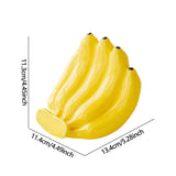 Maxbell Phone Stand Bananas Sculpture Cute Phone Holder for Living Room Wedding Home Yellow