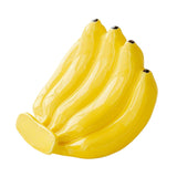 Maxbell Phone Stand Bananas Sculpture Cute Phone Holder for Living Room Wedding Home Yellow