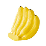 Maxbell Phone Stand Bananas Sculpture Cute Phone Holder for Living Room Wedding Home Yellow