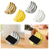 Maxbell Phone Stand Bananas Sculpture Cute Phone Holder for Living Room Wedding Home Yellow