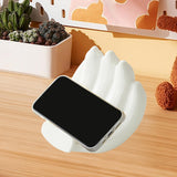 Maxbell Phone Stand Bananas Sculpture Cute Phone Holder for Living Room Wedding Home White