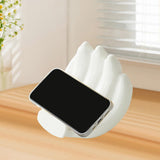 Maxbell Phone Stand Bananas Sculpture Cute Phone Holder for Living Room Wedding Home White