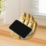 Maxbell Phone Stand Bananas Sculpture Cute Phone Holder for Living Room Wedding Home Gold