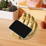 Maxbell Phone Stand Bananas Sculpture Cute Phone Holder for Living Room Wedding Home Gold